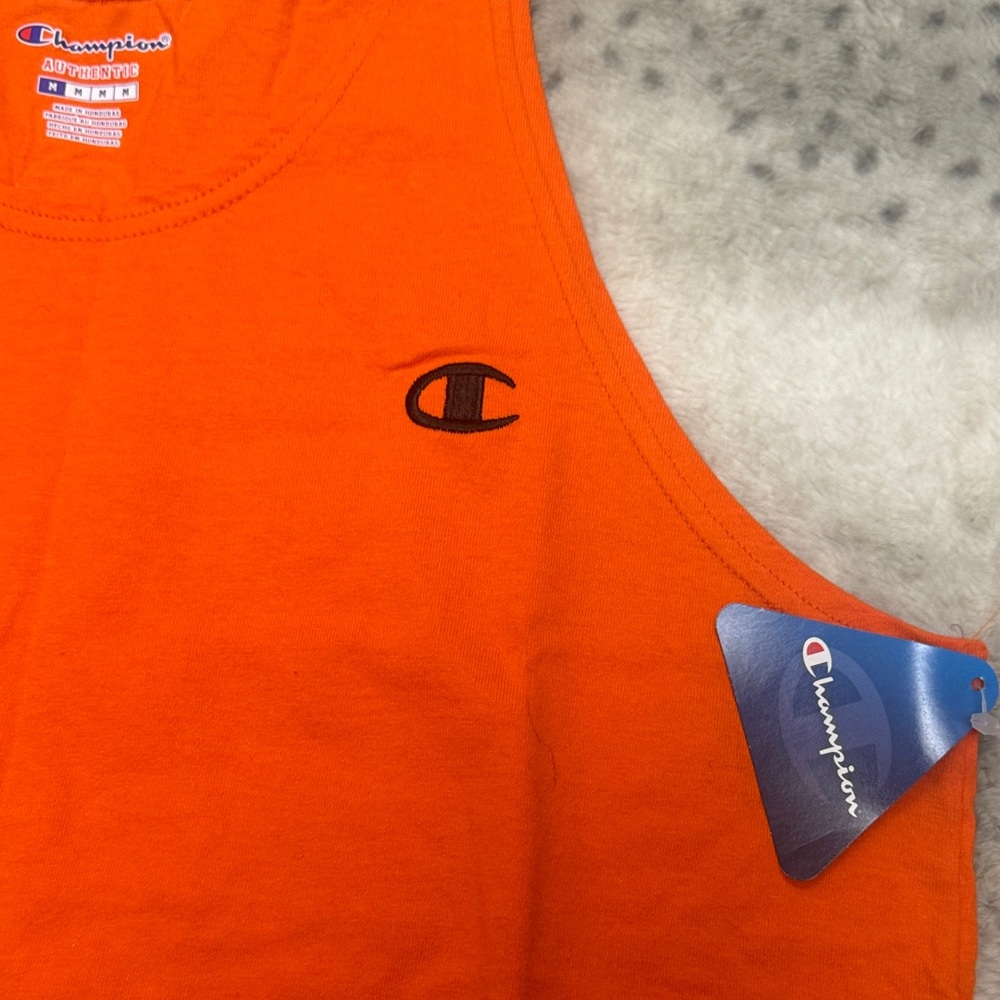 Champion Bright Orange Sleeveless Top - Picture 3 of 4
